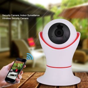 HJLIAN Camera de securite sans fil HD 1080P avec vision nocturne 3D et audio bidirectionnel pour la surveillance interieure - Neuf