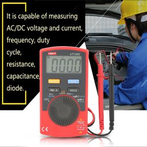 Multimetre numerique a plage automatique UNI-T UT120C, detecteur de courant de tension AC/DC, type de poche - Neuf