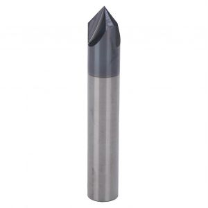 Fraise en bout de chanfrein 3 cannelure 90 Acier au tungstène Fraise Fraise Outil de sculpture de polissage CNCD3 x 90 x 50L - Neuf
