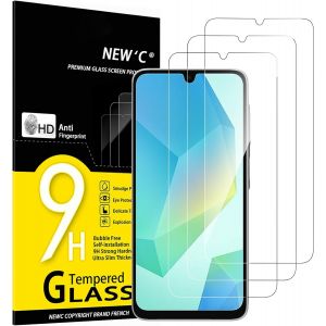 Lot De 3, Verre Tremp&eacute; Pour Samsung Galaxy A17 2025, Galaxy A16 5G, Galaxy A26 5G, Film En Protection &Eacute;cran Efficace Contre Les Rayures - Sans Bulles - Ultra R&eacute;sistant - Hd Transpa[TRE910204] - Neuf