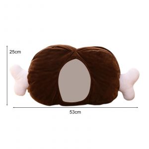 Chapeau De Jambe De Poulet Pas D'&eacute;touffement Entretenir Facilement Les Accessoires De Costume Casque De Jambe De Poulet De Dessin Anim&eacute; Couvre-Chef En Peluche Pour Fille - Neuf