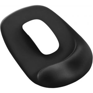 Ergonomique Tapis De Souris Avec Support De Poignet En Gel Et Base Antid&eacute;rapante En Pu, Durable Mouse Pad Et Lavable, Jeu, Ordinateur Portable, Mousepad Accessoires De Bureau, Noir - Neuf