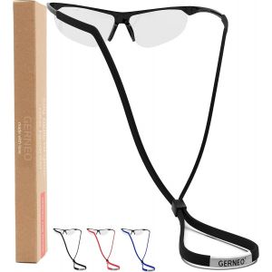 Cordon À Lunettes De Sport Fiable En Tissu - Cordon À Lunettes Imperméable Et Maintien Ferme Pour Lunettes De Sport, Lunettes De Soleil Et Lunettes De Lecture - Neuf