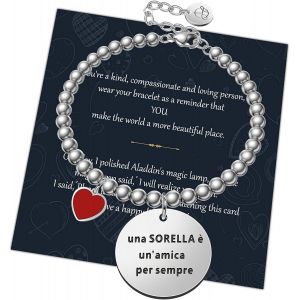 Kal-Silver Friendship Bracelet Bangles For Women Girls Dream Catcher Bracelet Ladies Adjustable Cuff Bangle Charm Jewellery Gifts For Teens/Birthday/Mother's Day - Neuf