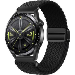 Kalanka-22mm Nylon Armband Kompatibel Mit Huawei Gt4/Gt3/Gt2 46mm/Garmin Venu 2/3/Vivoactive 4, Sport Uhrenarmband Für Samsung Watch 3 45mm/Gear S3 Damen Herren Elastisches Geflochtenes - Neuf