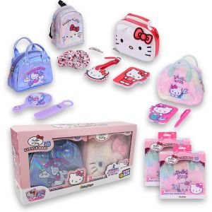 TIANYI-Funny Box Hello Kitty Little Bags New Edition, Sac Coloré pour Petite Fille avec Accessoires, Pack 2 pièces, Sac pour Petite Fille avec Hadgets Hello Kitty - Sacs et Jeux pour Enfants +3 Ans - Neuf