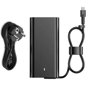 Chargeur USB-C AC pour Ordinateur Portable 100W 20V 5A Compatible avec Dell Inspiron 14 16 5000 7000 7440 7430 5630 5430 XPS 14 9440 Latitude 9440 7640 7340 5540 5440 5340 Precision 5680 5480 - Neuf