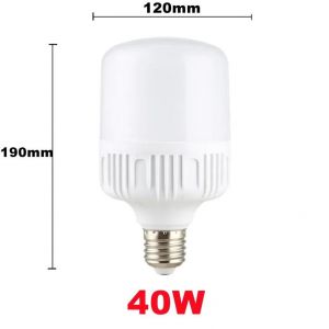 Kalsa-100w E27 Led Vis Bouche Lumière 220v Haute Luminosité Ampoule Lumière Blanche Protection Des Yeux Non Scintillement Haute Dissipation Thermique,40w,White Light - Neuf