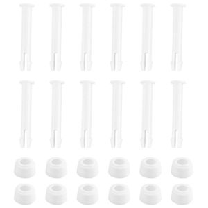 12 broches de joint de piscine en plastique et 12 joints en caoutchouc pour (2,36 po) - Neuf