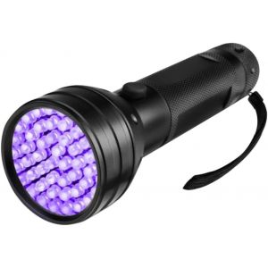 Torche Uv Led Leds Lampe De Poche Blacklight Étanche Et Portable Pour Détection Fluorescente - Neuf