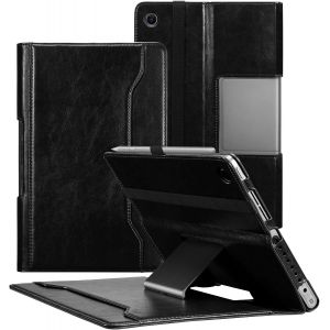 KALANKA-&Eacute;tui pour tablette Lenovo Tab Plus (TB351FU) 11,5"" 2024, ultra l&eacute;ger, avec porte-stylo externe et fente pour documents, noir - Neuf