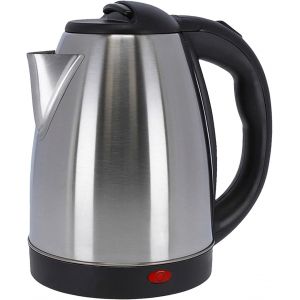 Bouilloire Électrique 1 500 W, Capacité 1,8 L, Acier Inoxydable, Led Indicateur Allumage, Arrêt Automatique, Thermostat, Couvercle Hermétique Avec Bouton, Base À 360°, Filtre Intégré - Neuf