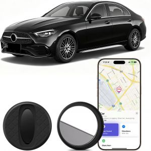 Mevronisshop-Traceur Gps Voiture, Localisateurs D&iquest;Objets Bluetooth Fonctionne Avec A-Pple Localiser (Ios Uniquement), Batterie Rempla&ccedil;able, &Eacute;tui Magn&eacute;tique, Sans Abonnement Ni Frais Suppl&eacute;mentaires ( - Neuf