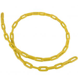 Chaine De Balancoire En Fer Plastifie Pour Enfants, Accessoire De Jeu D'exterieur De 1,5 M (Jaune) - Neuf