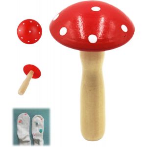 YEMAESRE-KitDe Champignons À Repr r En Bois Lisse, Petit Champignon À Repr r En Bois, Outil De Couture À La Main, Champignon Pour Chaussettes, Vêtements, Chapeaux, Écharpes, Kits De Couture - Neuf