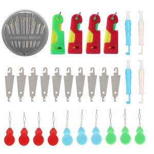 Ensemble D'enfile-Aiguille Automatique Pour Personnes &Acirc;g&eacute;es,Outil De Couture &Agrave; La Main,Accessoires De Bricolage Pour La Maison - Neuf
