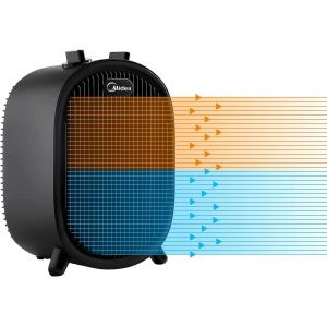 JGD-NF20-20ABE Radiateur ventilateur basse consommation 2000 W pour usage domestique, po&ecirc;les &eacute;lectriques portables, chauffage rapide, espaces spacieux et bureaux, silencieux, noir - Neuf