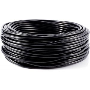 Micro tuyau d'irrigation, ligne d'irrigation goutte &iquest;&iquest; goutte, diam&iquest;&iquest;tre int&iquest;&iquest;rieur 4 mm/diam&iquest;&iquest;tre ext&iquest;&iquest;rieur 6 mm, tuyau d'alimentation noir pour syst&iquest;&iquest;me d'irrigation de jardin - Neuf
