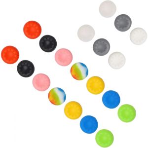 Gothicana By Emplot De 20 Capuchons Antidérapants En Silicone Pour Manette De Xbox - Accessoires De Rechange Compatibles Avec Ps2, Ps3, Ps4, Ps5, Xbox 360, Xbox One, Xbox Series X/S (10 Couleurs) - Neuf