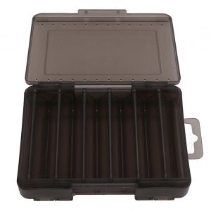 Bo&icirc;te &Agrave; Leurres Double Face Bo&icirc;te &Agrave; Leurres &Eacute;tanche Portable Respirante Et Peu Encombrante Avec Poign&eacute;e Pour La P&ecirc;che Grise - Neuf