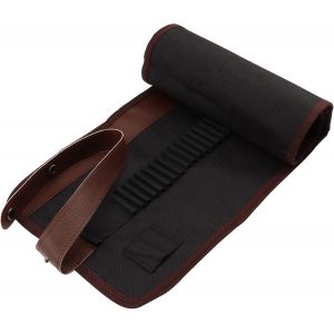 TIANYI-Sac a Crayon de Toile, 48 Trous Pochette pour Crayons, Trousse de Crayons de Couleurs Sac Multi-usages (Crayons non Inclus) - Neuf