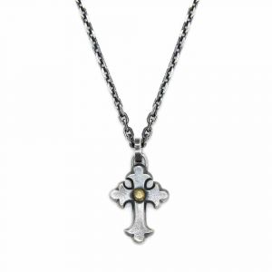 Collier Argent Croix Templiers - Neuf