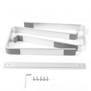 HJLIAN Support ergonomique pour ordinateur portable en alliage d'aluminium, support de refroidissement pour ordinateur portable, pour la maison et le bureau, argent - Neuf