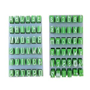 Alphabet Timbre Minuscule Argile Lettre Timbres Majuscules Et Alphabet Fournitures D'artisanat Portable Pour La Maison Tarve - Neuf