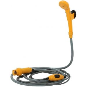 Letnerny-Douche De Camping 12 V Douche Extérieure Portable Avec Pompe Submersible Douche Extérieure Pour Le Voyage De Jardin Lavage De Voiture, 2 M De Tuyau 5 M De Câble D'alimentation - Neuf