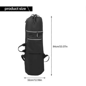 Sac de skateboard pour hommes, sac &agrave; dos de skateboard imperm&eacute;able avec bretelles r&eacute;glables Portabl - Neuf
