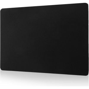 JGD-Tapis de Souris de Jeu avec Base en Caoutchouc antid&eacute;rapant, imperm&eacute;able, Ultra Lisse, Lavable, pour Souris sans Fil, Ordinateur Portable, PC, Bureau, Maison, Travail, Jeux, 24 x 20 cm, Noir - Neuf