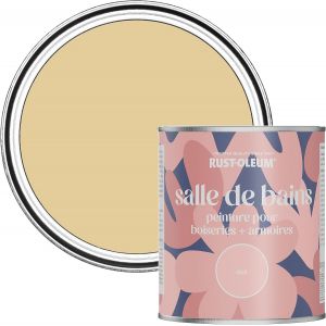 Yellow Moisture Resistant Bathroom Wood and Cabinet Paint in Matt Finish-SANDSTORM 750ML - Neuf