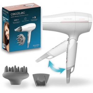 S&egrave;che-Cheveux De Voyage Pliable Ionicare Power&go Heaven, 2000w, 2 Temp&eacute;ratures, 2 Vitesses, Fonction Air Froid, Buse Concentratrice Et Diffuseur Inclus - Neuf