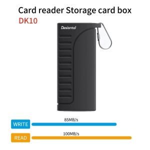 ( DK10) Lecteur de carte type-c USB 3.1 vers SD Micro SD TF,dispositif de carte mémoire,support de boîte de rangement de carte SD multifonction pour accessoires d'ordinateur portable - Neuf