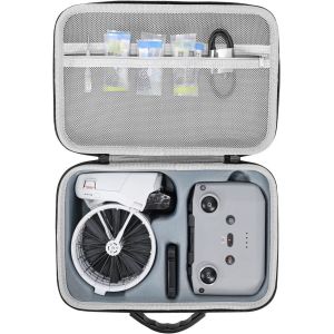 Kuwj-Sac Pour Dji Flip, &Eacute;tui &Eacute;tanche Portable En Polyur&eacute;thane Avec Bandouli&egrave;re, Tasche Pour Drone Dji Flip Et Accessoires De Batterie (Pour Contr&ocirc;leur Dji Rc-N3), Noir, Sac - Neuf