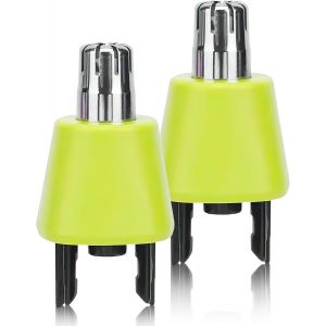 Lot De 2 Têtes De Rechange Pour Tondeuse Nez Et Oreilles Philips Oneblade, Compatible Avec Philips Oneblade Et Pro (Qp2520, Qp2630, Qp2530, Qp2620, Qp2830, Qp2724, Qp2734, Qp2515). - Neuf