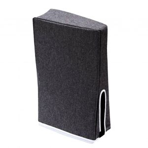 Housse De Protection Verticale Anti-Poussiere Pour Console De Jeu Ps5, Tissu Oxford, Noir - Neuf