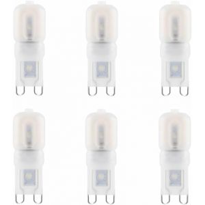Kalanka-G9 Led Ampoule Blanc Froid 2700k, 3w Remplace Une Ampoule Halog&iquest;&iquest;Ne 30w, 300 Lumens, Angle De 360 Degr&iquest;&iquest;S, Sans Scintillement, Non Dimmable, Pour Lustres Et D&iquest;&iquest;Coration D'int&iquest;&iquest;Rieur, Lot De 6 - Neuf