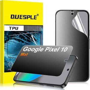[2 Pi&egrave;ces] Mat Protection &Eacute;cran Anti Espion Pour Google Pixel 10, Anti-Empreintes, Anti-&Eacute;blouissement Matte Tpu Film Protection &Eacute;cran, Compatible Avec Lecteur D`Empreinte - Neuf