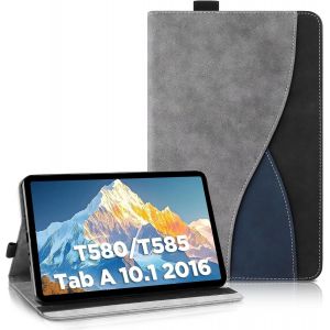 Eryi-Étui Coque Compatible Avec Samsung Galaxy Tab A 10.1 2016 Sm-T580/T585/T587, Housse De Protection Avec Fonction Support Coque Tablette Samsung Tab A6 (Gray) - Neuf