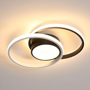 Modern Led Ceiling Light, 42w 4700lm Acrylic Led Ceiling Light, Round Ceiling Light For Bedroom, Living Room, Kitchen, Warm White Light 3000k, 40 Cm - Neuf