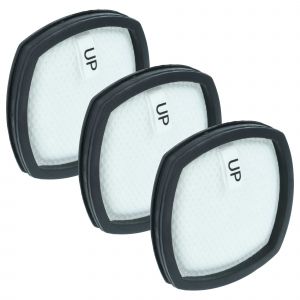 vhbw 3x filtre compatible avec Leifheit Power Vac 11925, 11926 aspirateur - filtre HEPA noir / blanc - Neuf