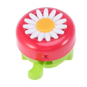 Sonnette De V&eacute;lo &Agrave; Motif Chrysanth&egrave;me &iquest; Sonnette &Eacute;l&eacute;gante Rouge Et Verte Pour Un Cyclisme En Toute S&eacute;curit&eacute; &iquest; Abs Et Fer Durables, Installation Facile, Son Clair - Neuf