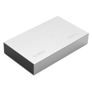 Boîtier de disque dur en aluminium de 3,5 pouces avec prise en charge USB 3.0 et SATA 3.0 - Neuf