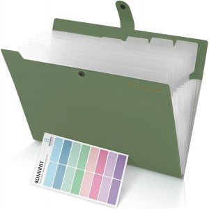 Trieur 13 Compartiments A4 Trieur Document Classeur Rangement Documents Trieur Organiseur Extensible Trieur Accord&eacute;on Pour Bureau, &Eacute;cole, Maison - Neuf