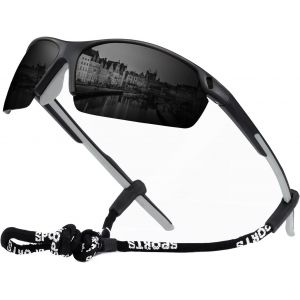 Lunettes De Cyclisme Polarisées Pour Hommes Et Femmes Lunettes De Sport De Plein Air Protection Uv400 Lunettes De Soleil De Conduite Avec Monture Incassable Tr90[Z1777] - Neuf