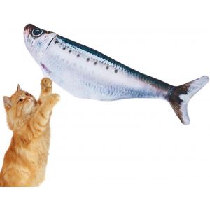 KAL-Jouets À À Chat - Jouets Électriques Actifs Pour Chat - Poisson Électrique Pour Toutes Les Races - Pour Chiot Et Petit Chien - Exercice D'Intérieur - Neuf
