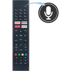 Remplacement de la télécommande Convient pour RCA Android Smart TV RS24H1-UK RS32F3-UK RS43F3-UK RS50F3-UK RS24H1 RS32F3 RS43F3 RS50F3 - Neuf