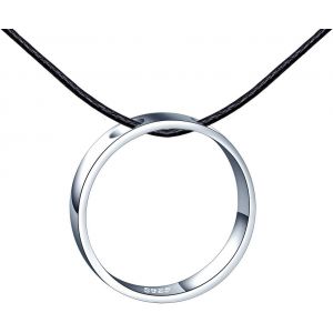 Kal-Collier Couple En Argent 925, Pendentif De Coeur Pour Femme Et Homme, Cadeau De Noël De Saint-Valentin - Neuf