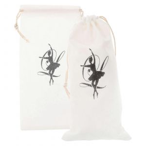 2pcs Ballet Chaussures Sac Charme Chaussures De Danse Pochette Ballet Chaussure Organisateur Chaussures Cordon Sac - Neuf